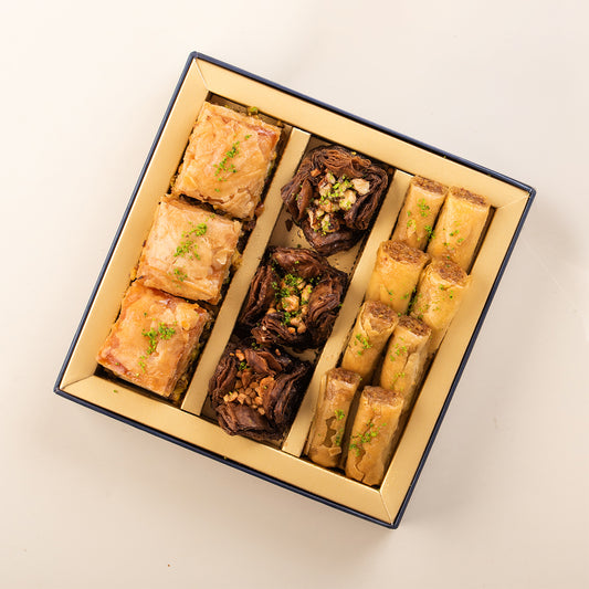 Assorted Pista and Chocolate Baklava