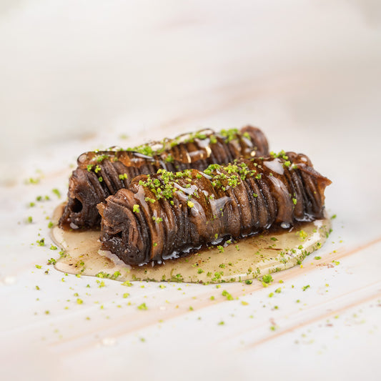 Chocolate Finger Fold Baklava