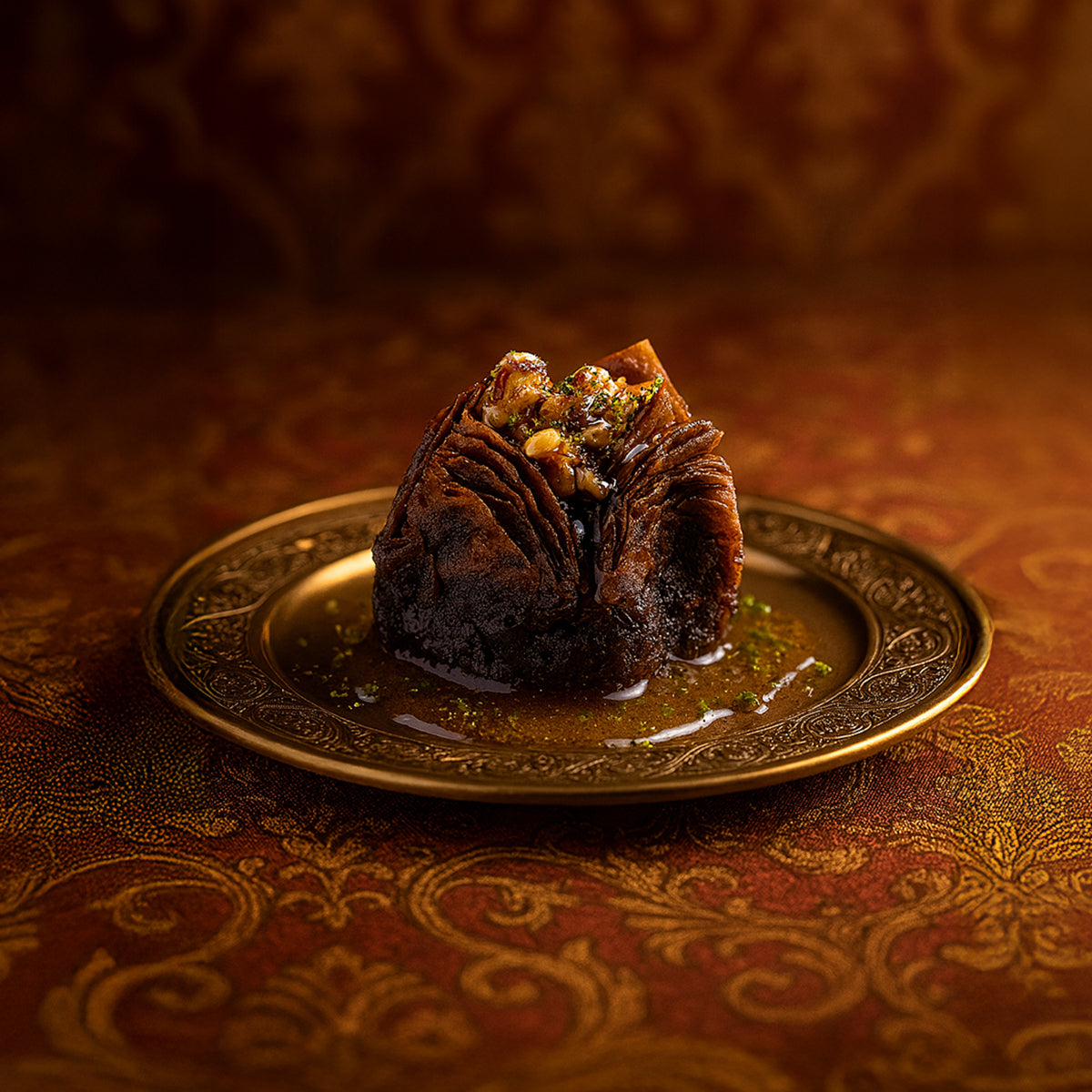 Chocolate Flower Baklava