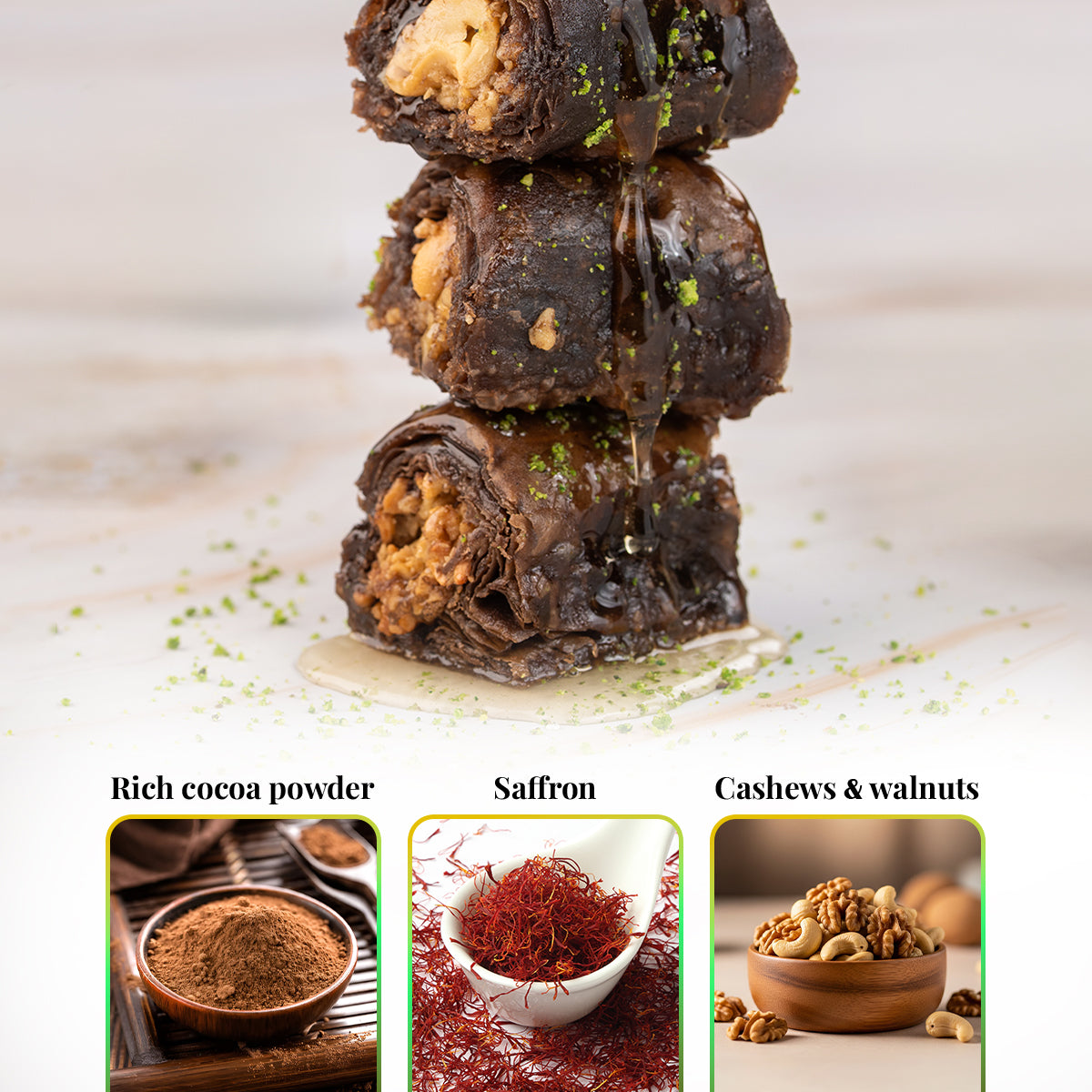 Chocolate Roll Baklava