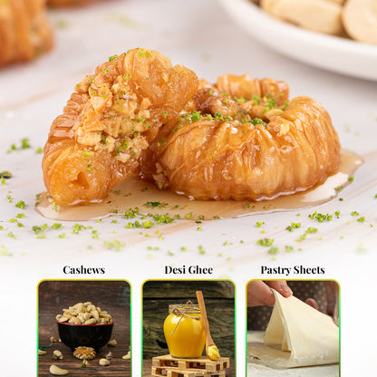 Kaju Bulbul Nest Baklava