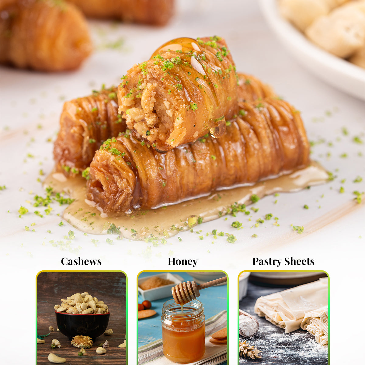 Kaju Finger Baklava