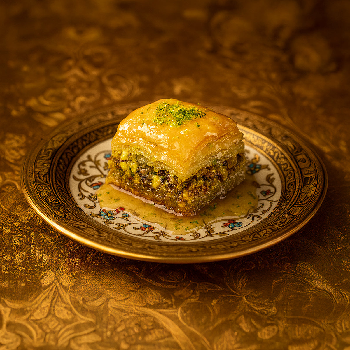 Pistachio Square Baklava